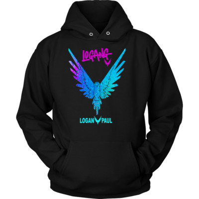 Logan Paul Logang Black /& Red Maverick Hoodie Kids /& Adults Size