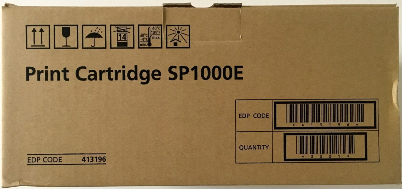 Toner noir Ricoh 413196 pour votre bureau - Idéal pour Aficio SP 1000S et gros volumes