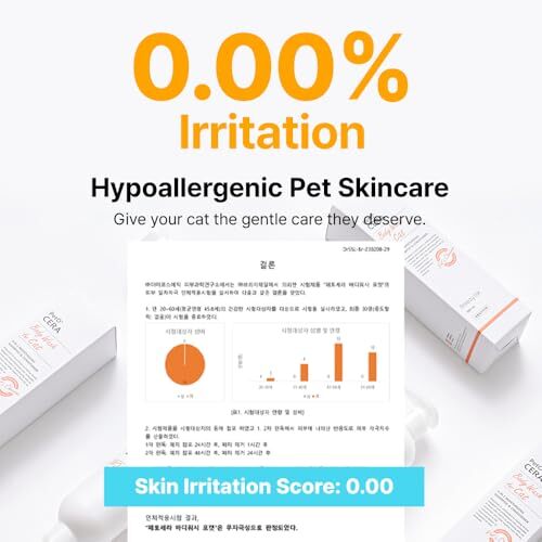 PetO’Cera Cat Shampoo Allinone Cat Shampoo Hypoallergenic Itch