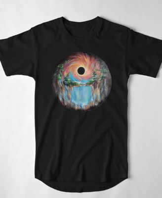 Into the Void - Cosmic Falls Long T-Shirt
