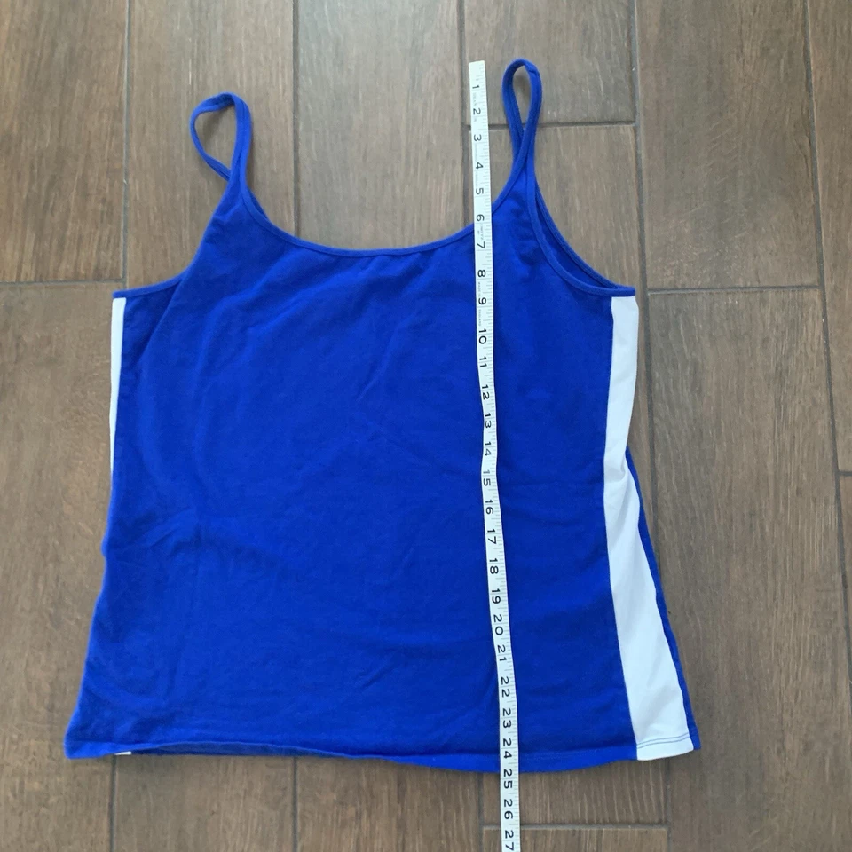 Camiseta sin mangas Michael Kors Workout XL azul/blanco Foto 4 de 4