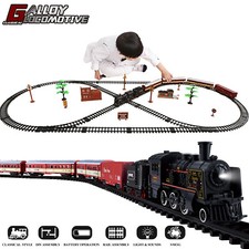 Steam Locomotive Electric Railway Track Toy Model Set For Sale