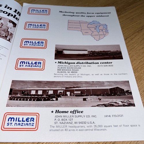 1970's MILLER, ST. NAZIANZ - LEYLAND TRACTORS Promotional Brochures - Picture 3 of 6