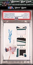 2022 Panini Flawless Triple Patch Jarred Kelenic Triple Patch Auto /25 PSA 10