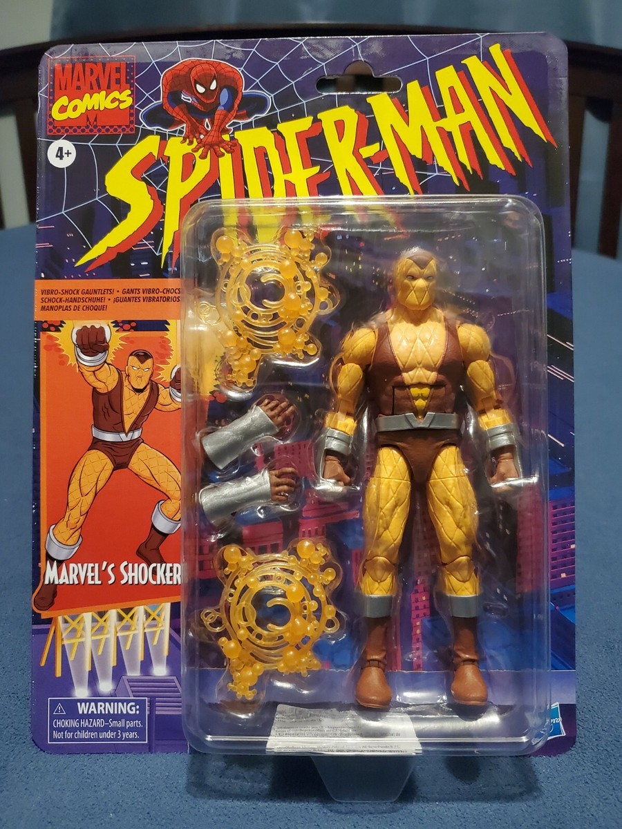 FREE SHIPPING! Spider-Man Retro Marvel Legends Shocker 6