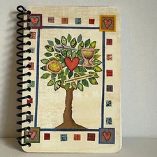Pocket Size Tarot Sketchbook Journal Notebook 30 Pages Three Swords Handmade