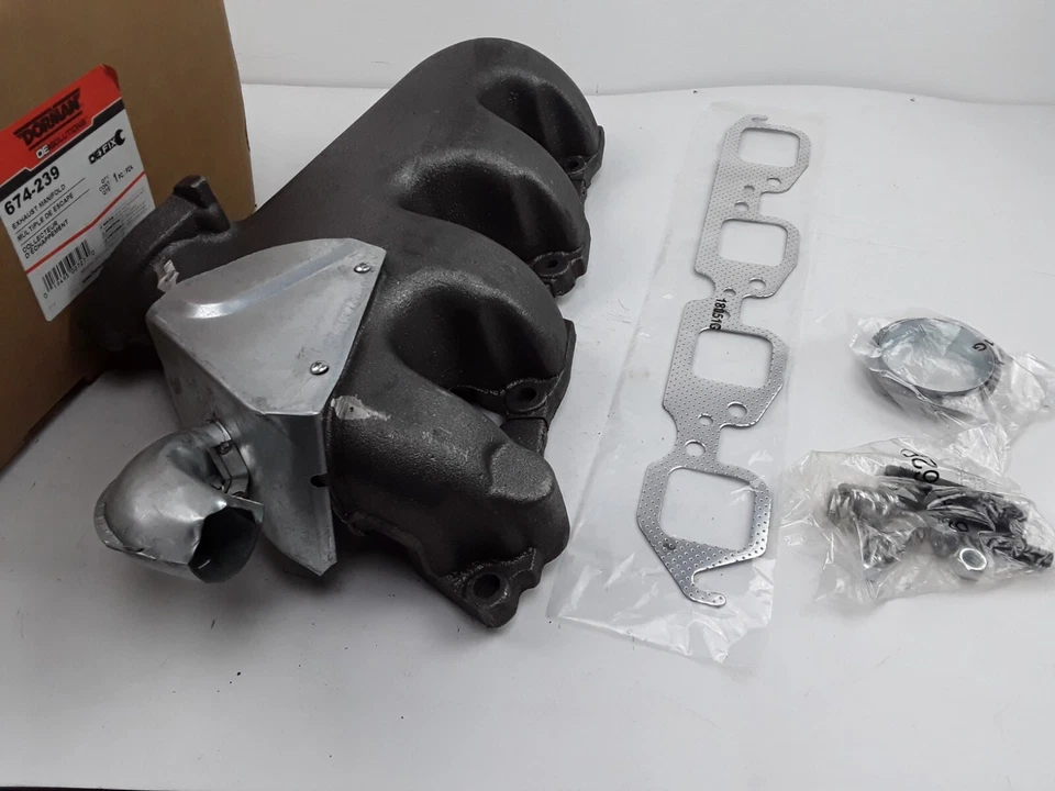 Colector de escape con juntas herrajes Dorman 674-239 para Chevrolet, GMC 1990-1998 Foto 3 de 4