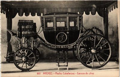 CPA AK MADRID Zahlenwagen SPANIEN (743537)