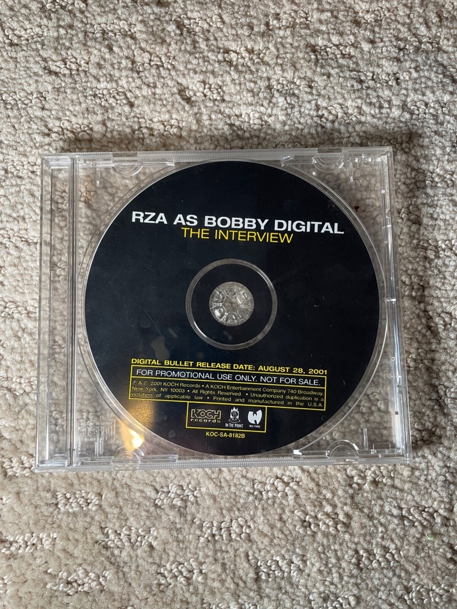 WU-TANG CLAN RZA INTERVIEW CD COLLECTOR&rsquo;s ITEM - RZA AS BOBBY 
