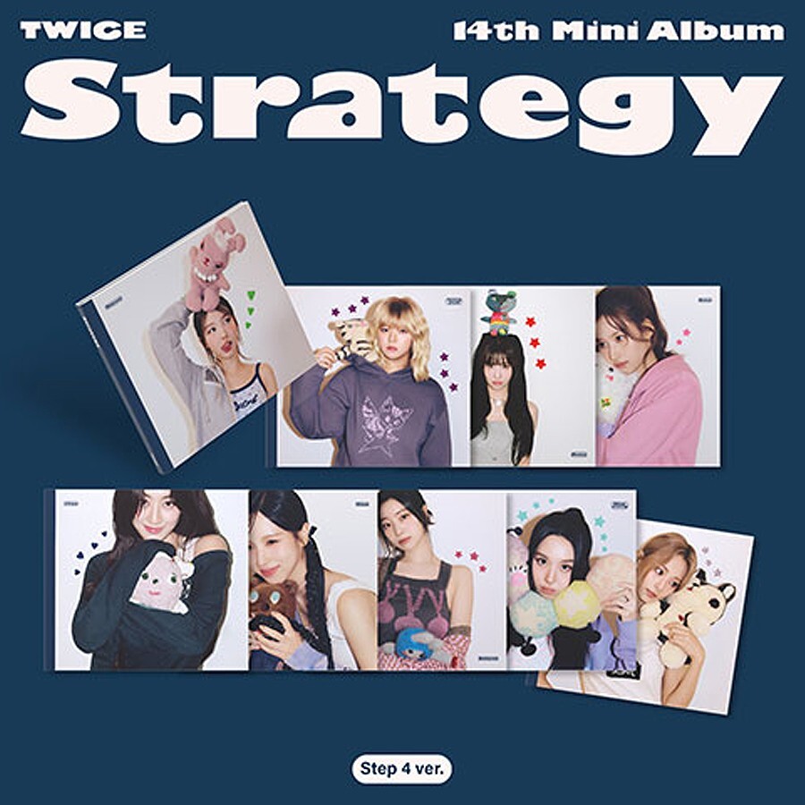 TWICE [STRATEGY] 14th Mini Album STEP 4 Ver/CD-R+Photo Book+Card+