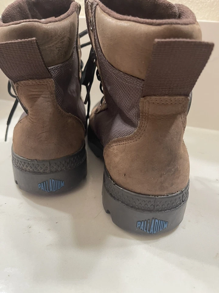 🚨 Paladio Senderismo Marrón Cuero Nobuc Exterior 6.5 Mujer Foto 4 de 4