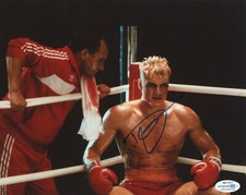 Dolph Lundgren Rocky Autographed Signed 8x10 Photo ACOA