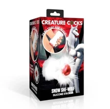 Creature Cocks Ultimately Pleasurable  Snow She-Wolf Silicone Stroker, New