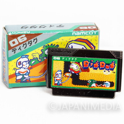 Dig Dug Namco Museum Cassette Pins Collection BANDAI JAPAN FAMICOM NES