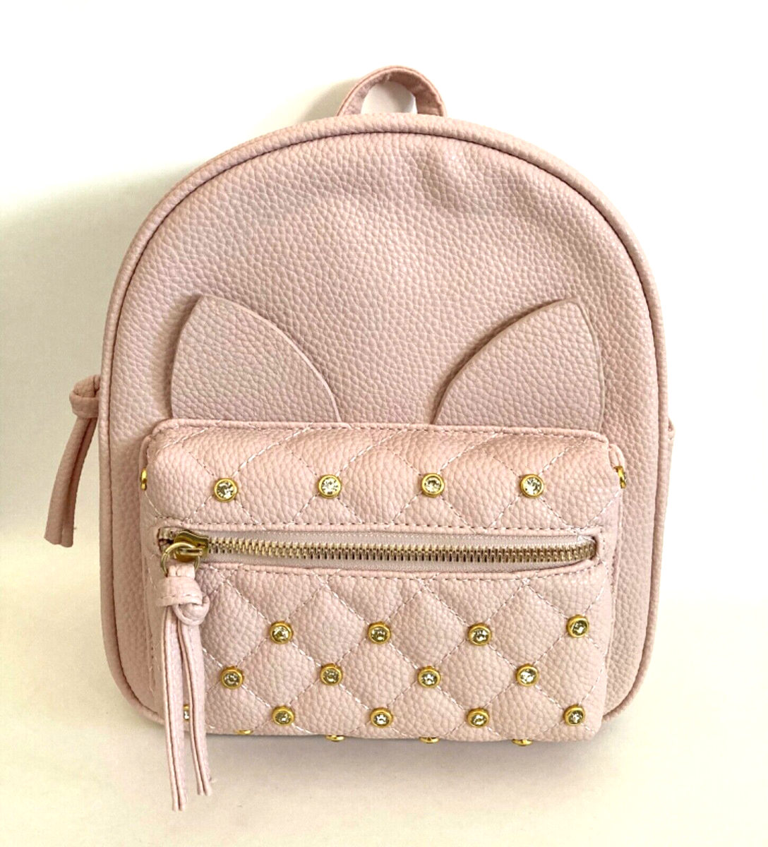Under One Sky Small Light Pink Backpack With Cat Ears and  display picture 1