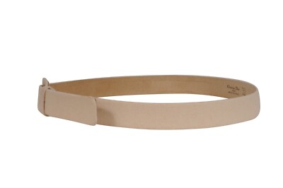 Christian Dior Womens Belt 105 42 Ivory Wool Textured Knit
