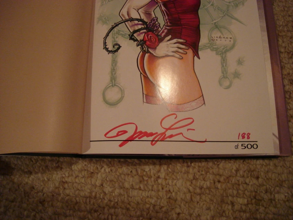 Joseph Michael Linsner Girls & Goddesses Pin-Up S&N HC #188/500 NM+ GGA Dawn - Image 3 of 4