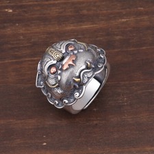 Adjustable Men Ring MYTHICAL PIXIU FENG SHUI RING
