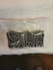 Joy Mangano Huggable Hangers Gray Finger Clips (Set of 12 Clips) New