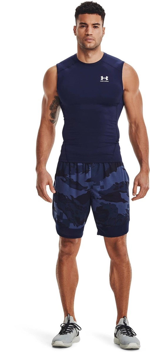 1361522-410] MENS UNDER ARMOUR HEATGEAR ARMOUR SLEEVELESS | eBay