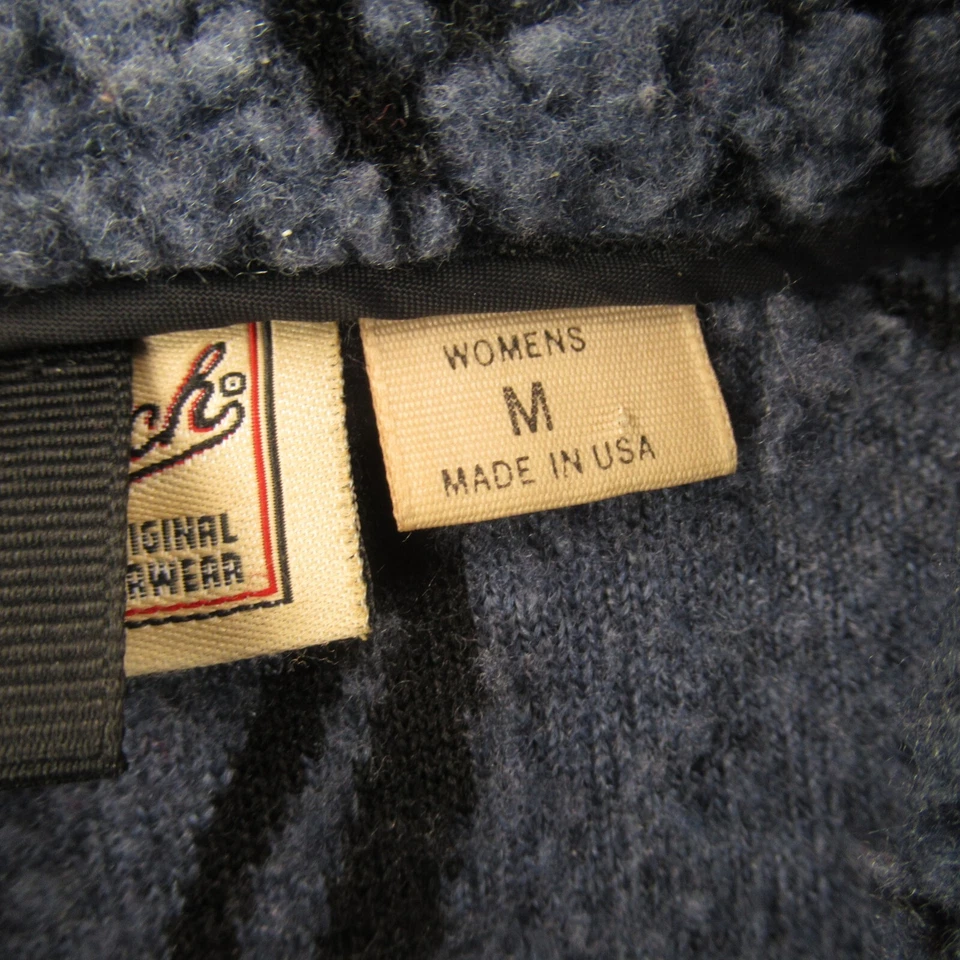 Chaqueta Woolrich Mujer Mediana Cremallera Completa Manga Larga Exterior Animales Vellón De Colección Foto 4 de 4