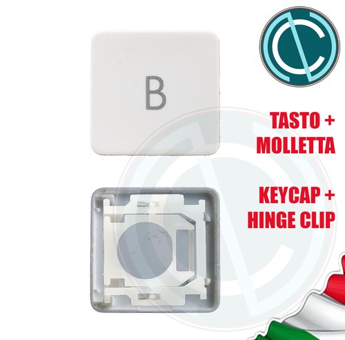 KEY TASTO CLIP PER TASTIERA APPLE MACBOOK 13 A1342 WHITE BIANCO 2009 2010 KEYCAP - Foto 30 di 138