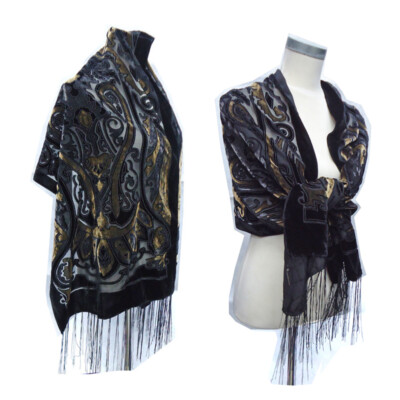 Fashion Gold Crown Velvet Winter Shawl Women Luxury Scarf For Wedding Pashmina w