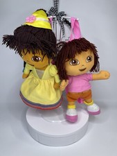 Nickelodeon Vintage Dora The Explorer Plush Doll Backpacks Fairytale Adventure