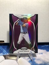 2023 Panini Chronicles #24 Junior Caminero Certified Mirror Purple /50