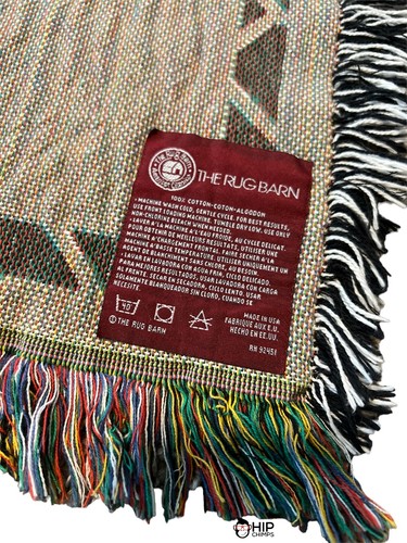Vintage The Rug Barn 53"x65" Siegfried & Roy Las Vegas Mirage Throw Blanket - Picture 3 of 4