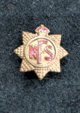WW2 Homefront National Fire Service enamelled NFS Lapel badge