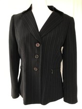 Pre-Owned Women s Black Tahari Arthur S Levine Blazer/Jacket Size:8