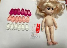 20 Pair 3 colors（ 2.6CM）Shoes For 6" Dolls  / Toys /  Dolls | Chrismas Gifts N06