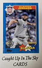 2022 Topps Series 2 Clayton Kershaw Blue 1987 Topps All-Star SP Dodgers P/R 600