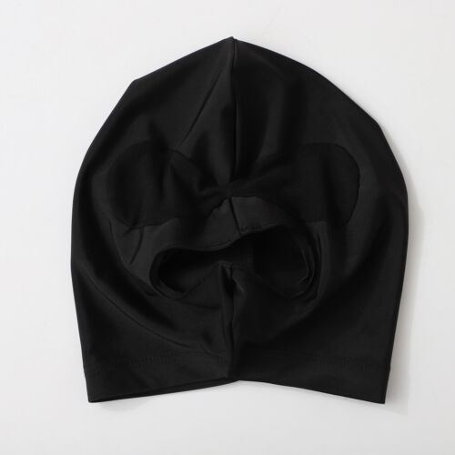 Adult Headgear Elastic Balaclava Hoods Cosplay Motorcycle Helmet Lined Black - Picture 13 of 47