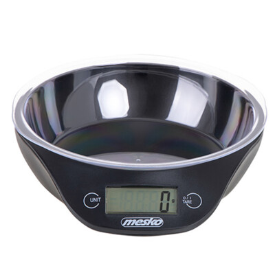 Elekrtische Küchen-Waage Mesko MS3164 Waage mit 700 ml Schale Schwarz bis 5kg