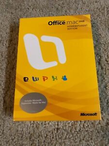 Brand New - Sealed - Microsoft Office 2008 Home & Student Mac OS X 