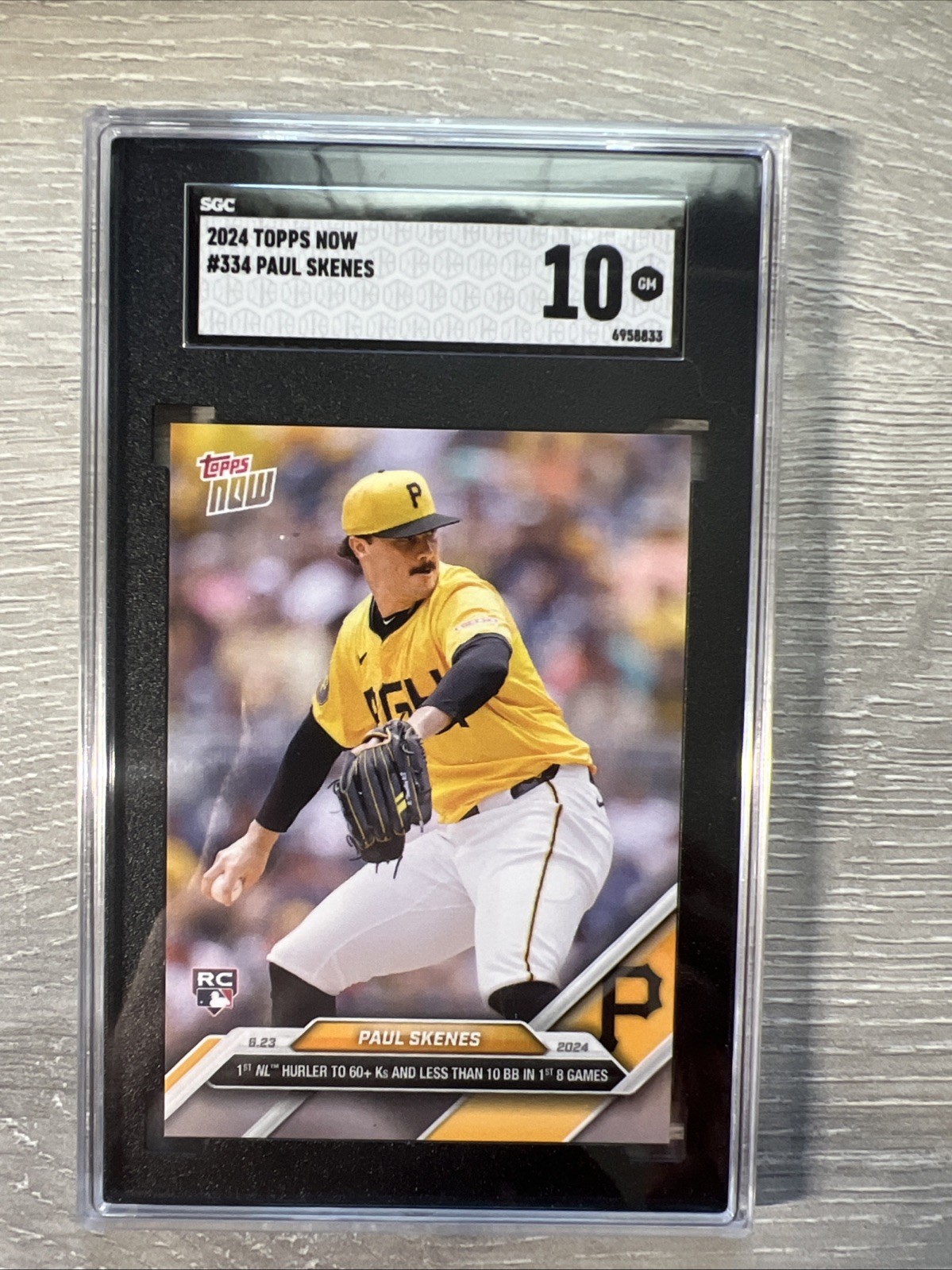2024 Topps Now - Paul Skenes #334 /5121 (RC)