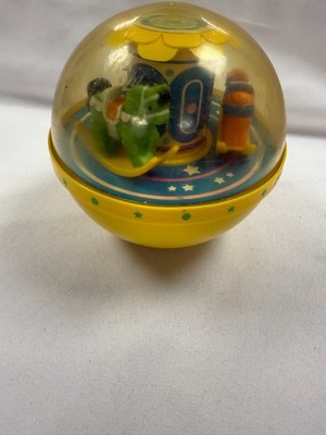 Vintage Fisher Price Musical Roly Poly Carousel Spinner Toy No Batteries