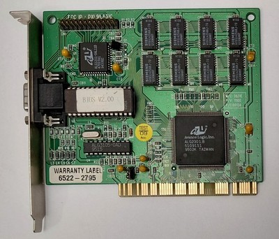 miro Crystal 10AD PCI Grafikkarte (ALG2301.B, 1MB, retro, 1995)