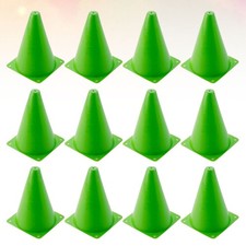 12 Pcs Fu&szlig;ballkegel Fu&szlig;ballausr&uuml;stung Fu&szlig;ball-Trainingsausr&uuml;stung