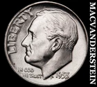 1955 Silver Roosevelt Dime - Choice Gem Brilliant Uncirculated  Lustrous  #J7950