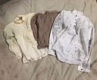 Three Film Used Civil War Era Shirts - Size XL