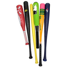 Baseball Bat Lot of 6 Plastic Foam Kids Bats Wiffle Padres Stanford Pencil