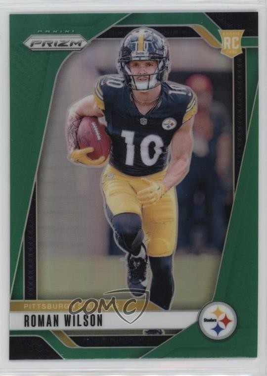2024 Panini Prizm Rookies Green Prizm Roman Wilson #384 Rookie RC 1eh5