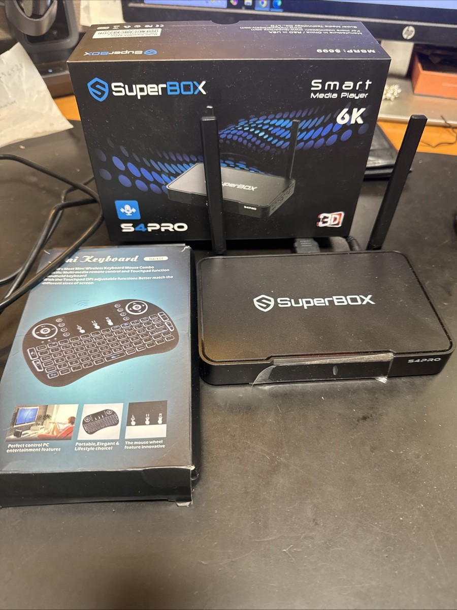 Band Superbox S1 Pro 6k SuperBox S1 Pro 6K Streamer In Box With