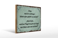 Holzschild Spruch 30X40 Cm Lieben Oder Geliebt Werden Deko Schild