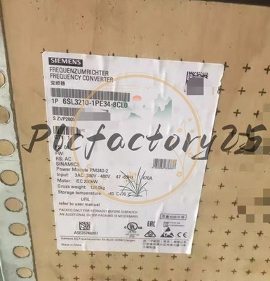 6SL3 210-1PE34-8CL0 SIEMENS 6SL3210-1PE34-8CL0 G120/S120 POWER MODULE PM240-2