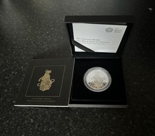ROYAL MINT THE QUEENS BEASTS - BLACK BULL OF CLARENCE 1OZ SILVER PROOF COIN