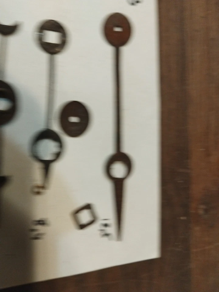 Paire AIGUILLES ancienne horloge comtoise  . B . - Photo 4/4